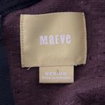 Anthropologie  Maeve Meridian Quilted Dress Brown Black Striped‎ Sleeveless Photo 5