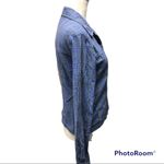 Vintage 90s Evolution cropped blue green plaid flannel Grunge Shirt Size S Photo 4