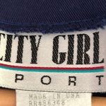 Vintage City Girl Sport embroidered metallic gold western vest size 10 Photo 5