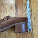 OTBT  Brown Leather Block Heel Mules Size 9 Photo 3