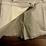 Tommy Hilfiger  High Waist Solid Khaki Chino Cotton Wrap Front Skort Womens 12 Photo 6