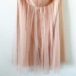 Jenny Yoo Collection Strapless Tulle Bridesmaid Mini Dress in Blush Pink Photo 5