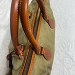 Dooney & Bourke VINTAGE Y2K  NYLON AND LEATHER BOSTON SATCHEL BAG Photo 4