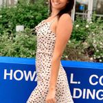 Dry Goods Nude And Black Polka Dot Dress  Photo 0