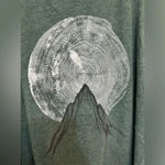 Next Level Apparel  green hiking tank with mountain graphic NWOT Photo 2