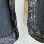 Denim 24/7 Lightweight Wrap with Sequins Black Size L Photo 2