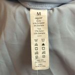 Halara  High Waisted High Low Ruffle 2-in-1 Flare Mesh Maxi Skirt Blue M Photo 5