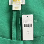 Anthropologie New with tags  Maeve Green Cap Sleeve Fitted top. Size Small Photo 3