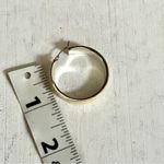 CHAPS Yellow and white hoop earrings Photo 5