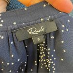 Rails Jasmine Navy Stella Star Pattern Celestial Long Sleeve Mini Dress Small Photo 3