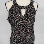 Stitch Fix The General Good Stitch & Fix Womens Halter Top Floral Mesh Black Size XXL Photo 0