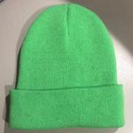 Neon Beanie Green Photo 1