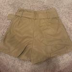 DO+BE  Brown Leather Shorts Small  Photo 1