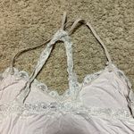 Elegant Cream Lace Trim Nightgown Size L Photo 5