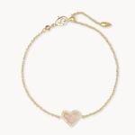 Kendra Scott Ari Heart Gold Chain Bracelet Photo 0