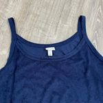 Ava & Viv  Women's Plus Size Dark Blue Loop Terry Tank Top - Size X - NWT Photo 2