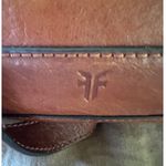 Frye Melissa Cognac Brown Small Messenger Leather Boho Chic Crossbody Bag Photo 5