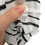 White House | Black Market  Striped Long Sleeve Sheer Blouse With Extended Tail Photo 10