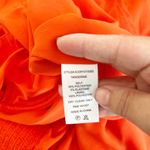 ASTR  Mariela‎ Satin Midi Dress Tangerine Orange Dress Size Medium NWT Photo 4