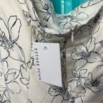 Current Air Anthropologie  floral cream sheath‎ dress cold shoulder size medium Photo 6