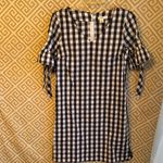 J.Crew Black and White Checkered Mini Dress Photo 5