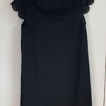 SheIn Black Keyhole neck scallop trim tunic dress SZ xs Photo 6