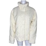 Universal Threads Universal Thread Shirt Womens Large Ivory Fleece Sweatshirt Neutral Minimalist Photo 0