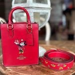 Coach /disney mini Minnie mouse leather tote Photo 0