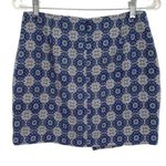 Mango Womens Mini Wrap Skirt Blue Mandala Print Bohemian Photo 4