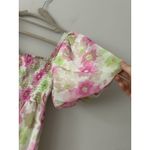 Reset By Jane Josie Dress Floral Babydoll Mini Dress Size Small Whimsical Fairy Pink Photo 11