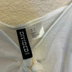 Divided H & m white crop sz 6 preppy feminine bridal Beachy resort vacation ruffle comfy Photo 1