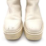 Sam Edelman  Larina Boot Ivory Cream Leather Tall Lug Sole Boots Women’s Size 7.5 Photo 4