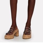 Cult Gaia NWOB Sev Clear Four-Band Platform Sandals Photo 1