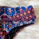 PacSun MinkPink Blue Red Orange Geometric Bikini Bottoms Sz M Photo 61