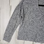 No Comment  Gray Cropped Choker Collar Sweater Women's Size Large Photo 2