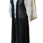 PPLA  Open Front Long Boho Knit Sleeveless Duster Cardigan, Sz S Photo 6
