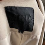 Mina Self‎ Women's Sleeveless Blazer Vest Career Business Casual Top Size L Tan Size L Photo 3