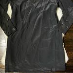 Madewell  Broadway & Broome Black Silk Sequin Rosette Cocktail Dress Photo 5