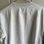 Adanola  Embroidered Logo Oversized Sweatshirt Pullover Heather Gray Size XS Photo 5