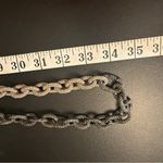 Chain Glittery Infinity Statement necklace Tri Photo 6