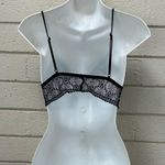 Victoria's Secret Victoria’s Secret Black Crochet Lace Bralette size S Photo 2