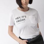 Kendall + Kylie NWT  Hey It's Friday Tee Photo 4