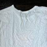 ZARA  White Black Rhinestone Rose Tee Photo 5