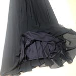 Bill Levkoff Levkoff bridemade Navy lace a line maxi dress Size 10. Photo 6