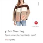 Eliza J ColorBlock Faux Fur Coat Jacket Shearling S Photo 1