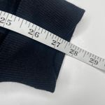 A New Day Black Velvet Sweatshirt Pullover Crewneck Luxe Velour Size Large Photo 7