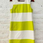 Anne Klein Women's Lime Green Striped Sleeveless Dress 4 Photo 2