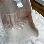 Soft Surroundings Blush Pink Smocked Waist Midi Skirt Size Small, Fully Lined Photo 8