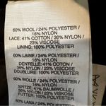 J.Crew The Perfect Party Wool Pencil Skirt Women's 4 Gray Black Lace Career Photo 10