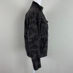 Rock & Republic Vintage  Washed Black Camo‎ Women’s Moto Jacket Size Small Photo 4
